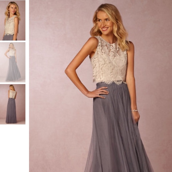 NWOT BHLDN JENNY YOO CLEO LACE CROP TOP Z39-16 - Picture 2 of 6